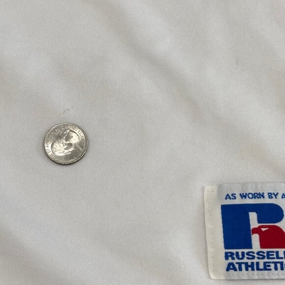 Vintage 1990s Cleveland Indians Jersey/Shirt Mens XL Russell Athletic Baseball - Picture 7 of 7